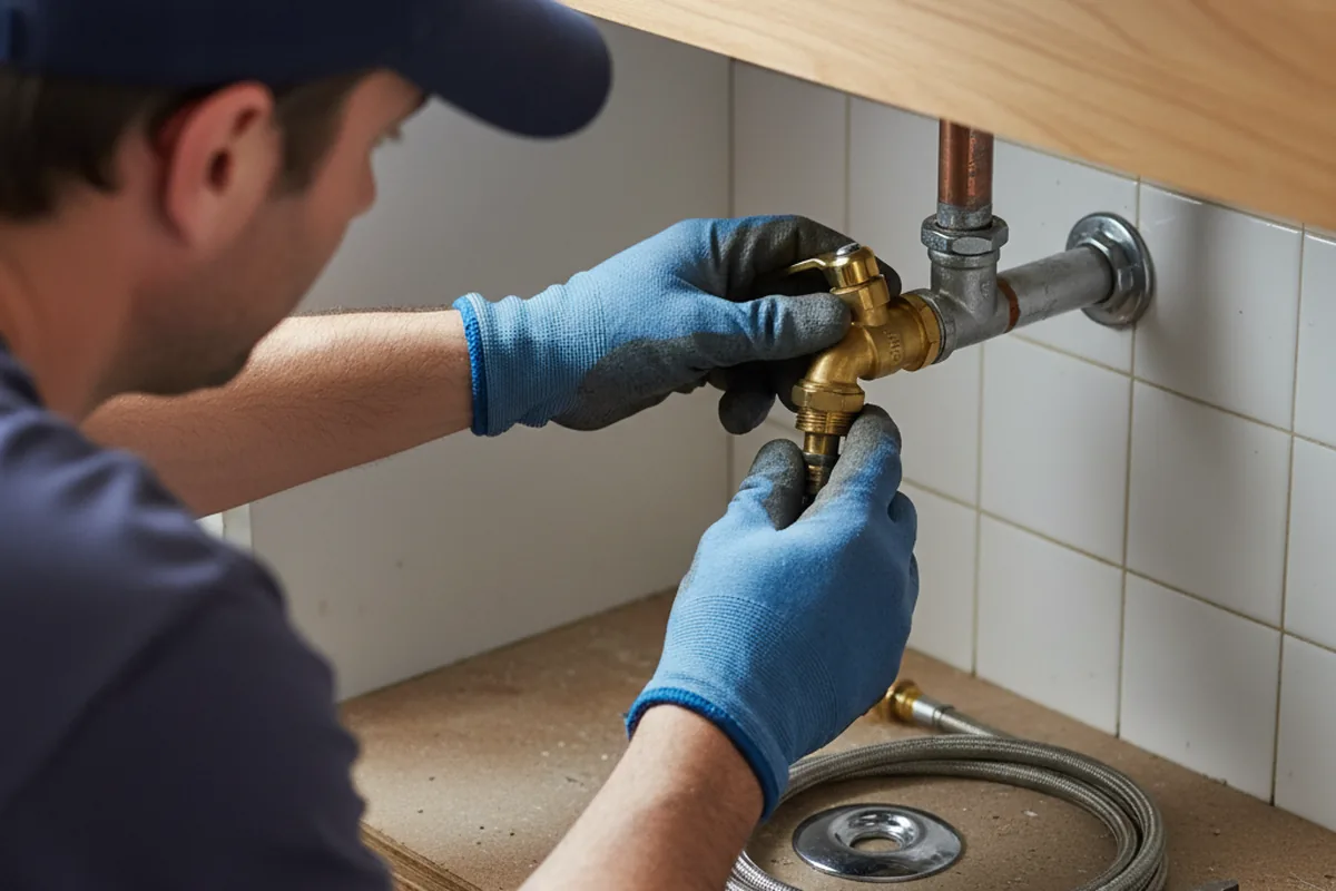 Shutoff valve and fitting work during Emergency Plumbing in Yreka